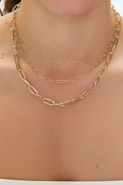 Anchor Chain Layered Necklace