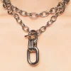 Anchor Chain Statement Necklace Set