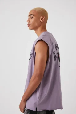 A Night For Love Graphic Muscle Tee