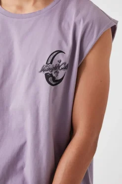 A Night For Love Graphic Muscle Tee