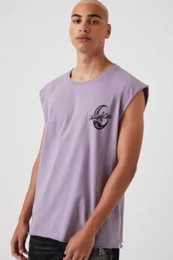 A Night For Love Graphic Muscle Tee