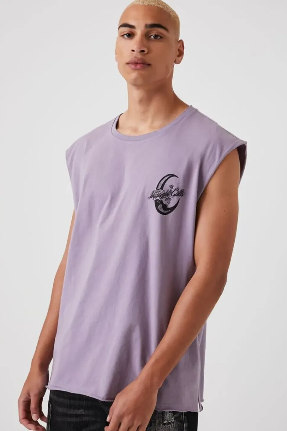 A Night For Love Graphic Muscle Tee