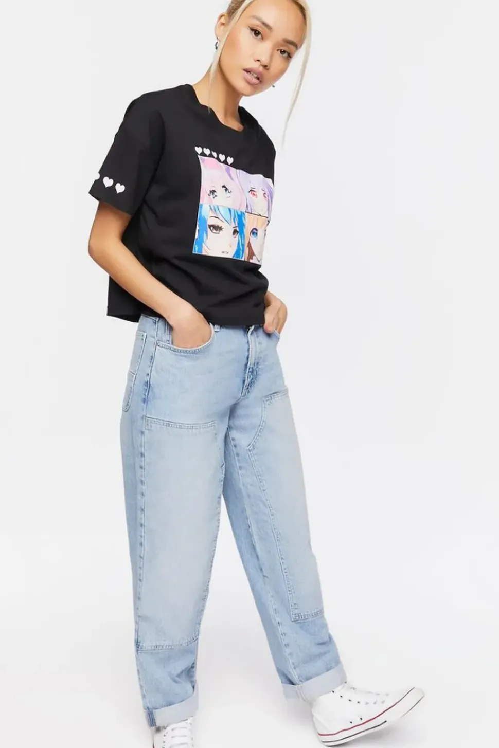 Anime Character Graphic Tee