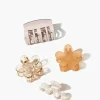 Assorted Flower Claw Clip Set