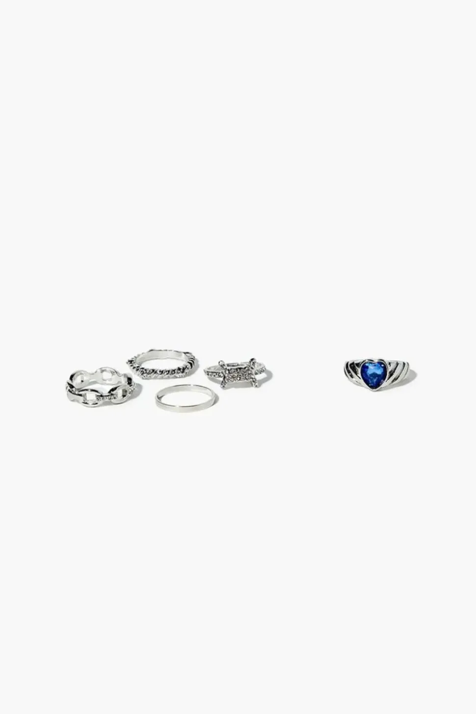 Assorted High-Polish Ring Set