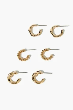 Assorted Hoop Earring Set