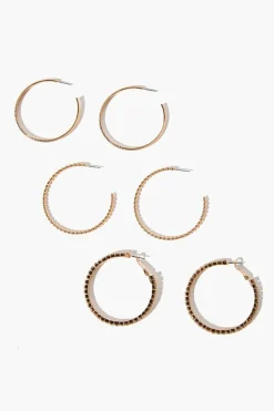 Assorted Hoop Earring Set