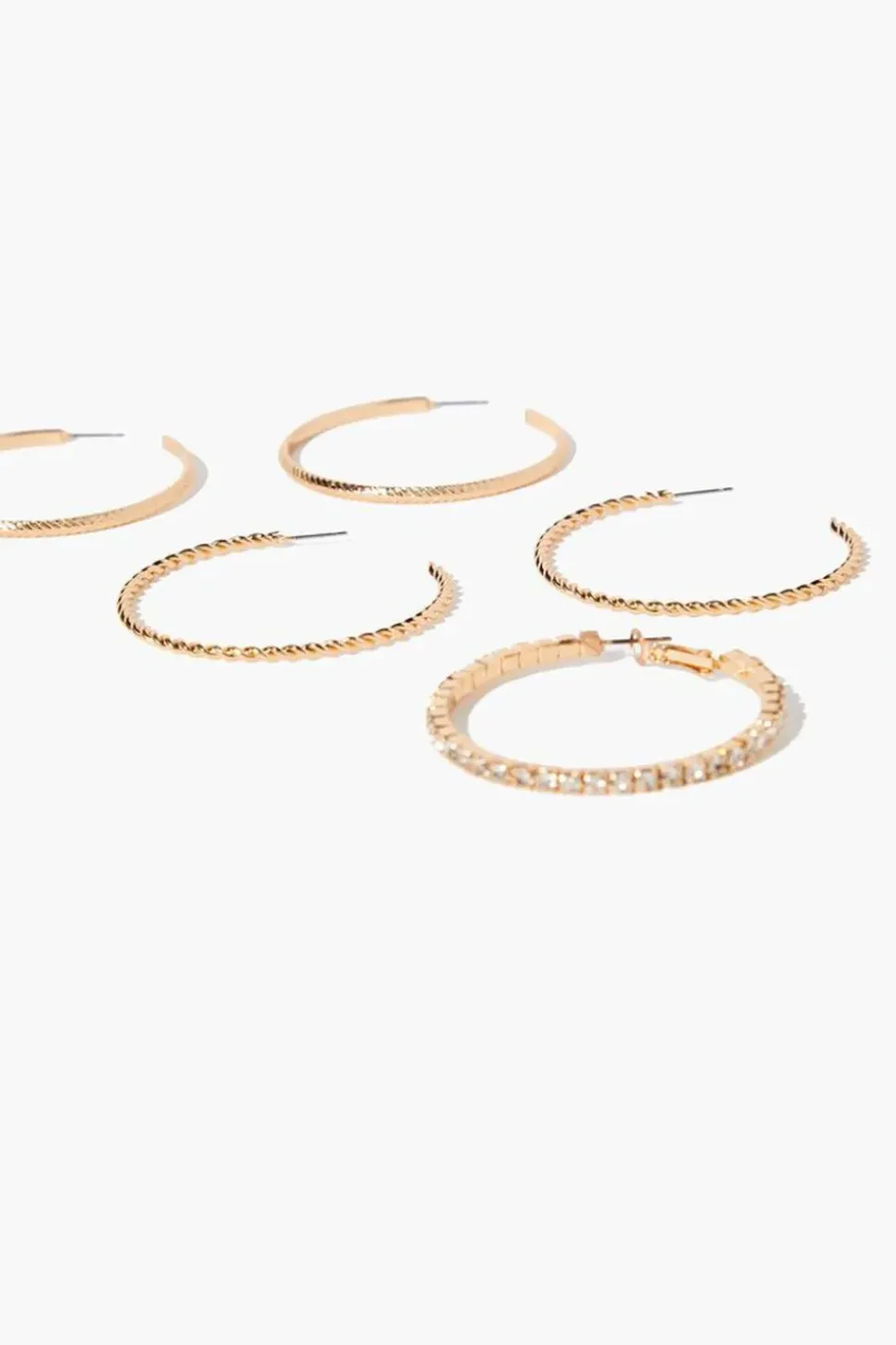 Assorted Hoop Earring Set