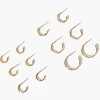 Assorted Hoop Earring Set