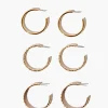 Assorted Hoop Earring Set