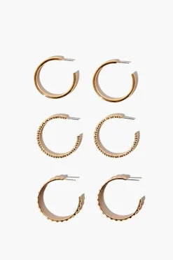 Assorted Hoop Earring Set