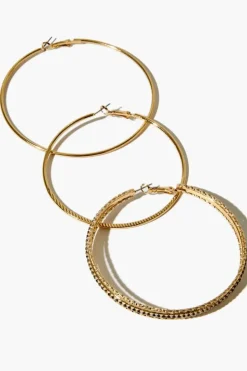 Assorted Hoop Earring Set