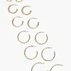 Assorted Hoop Earring Set