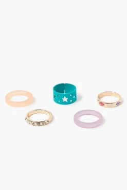 Assorted Mushroom Ring Set