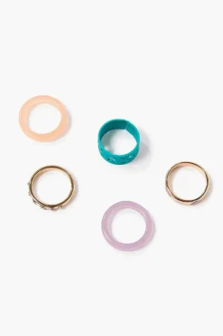 Assorted Mushroom Ring Set