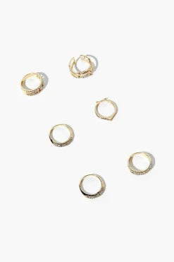 Assorted Rhinestone Ring Set