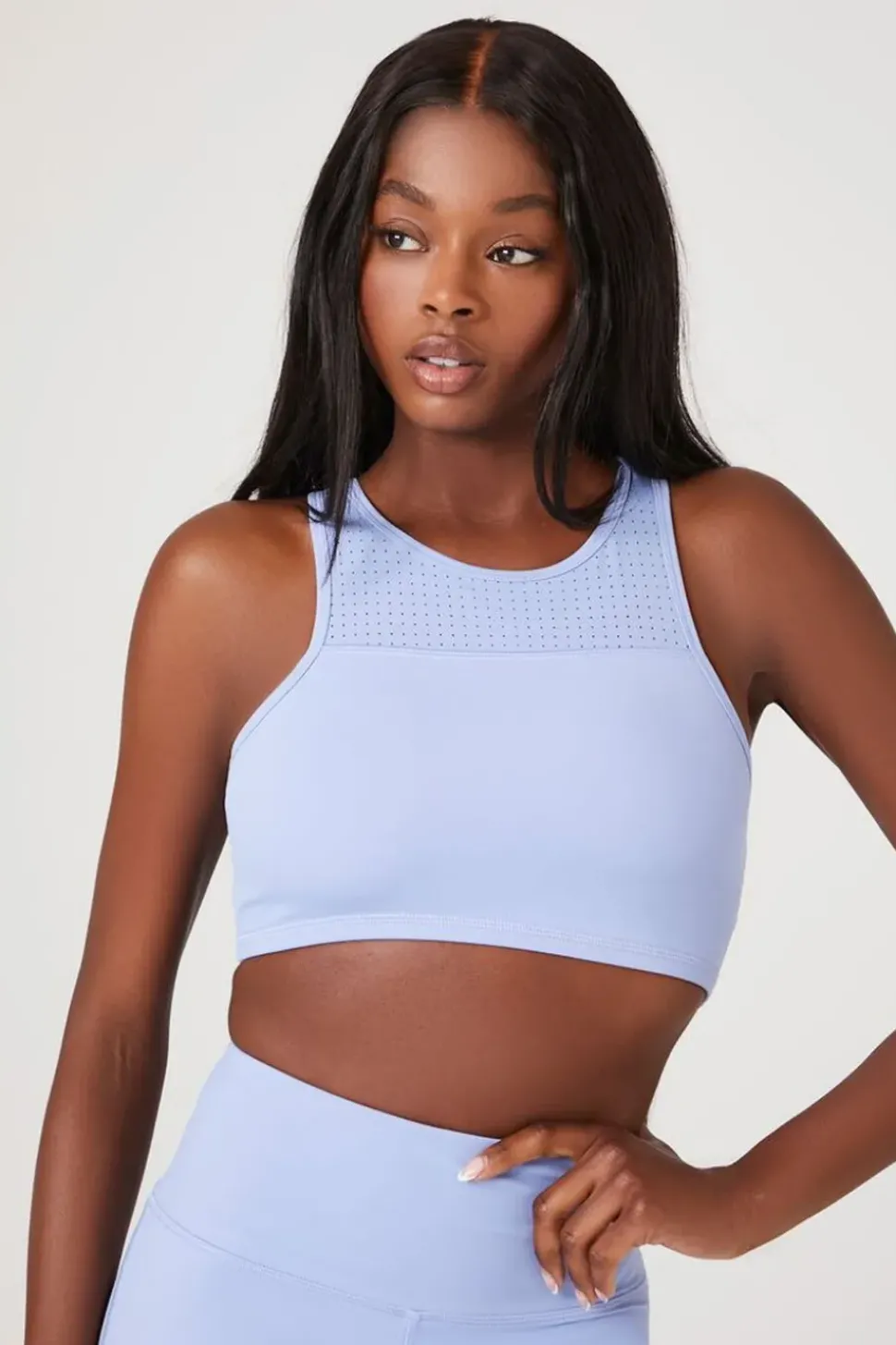 Asymmetrical Dual-Strap Sports Bra