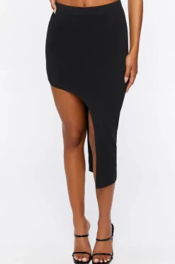 Asymmetrical Midi Skirt