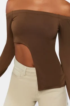 Asymmetrical Off-The-Shoulder Top