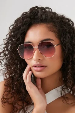 Aviator Frame Sunglasses