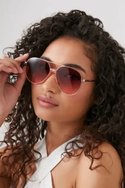 Aviator Frame Sunglasses