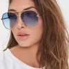 Aviator Frame Sunglasses