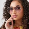 Aviator Frame Sunglasses