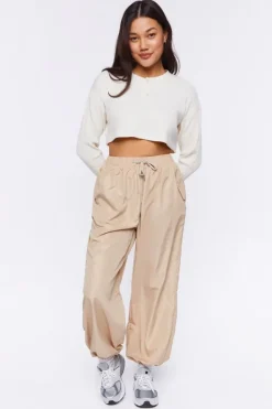 Baggy Windbreaker Parachute Pants