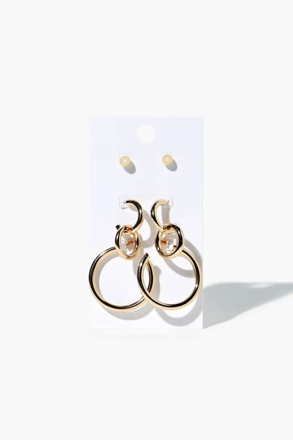 Ball & Hoop Earring Set
