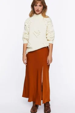 Ball Knit Heart Sweater