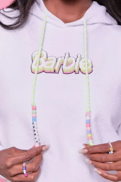 Barbie™ Graphic Beaded Hoodie