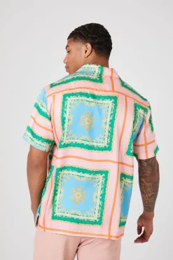 Baroque Print Short-Sleeve Shirt