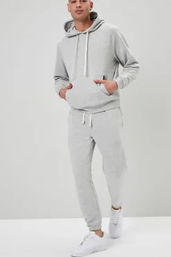 Basic Heathered Drawstring Joggers
