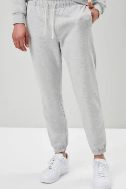 Basic Heathered Drawstring Joggers