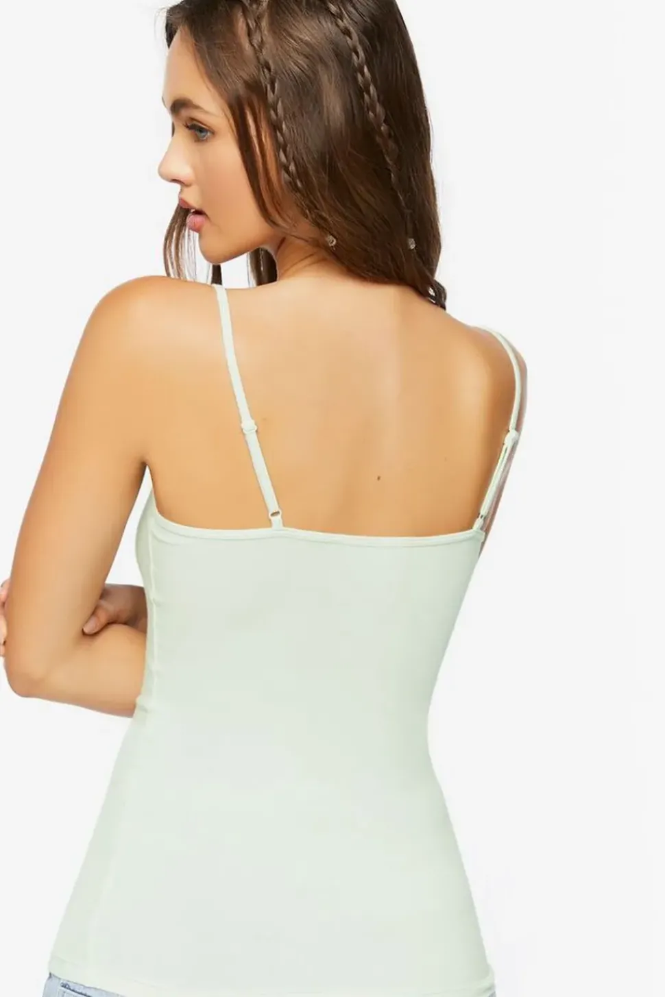 Basic Organically Grown Cotton Thin Strap Cami