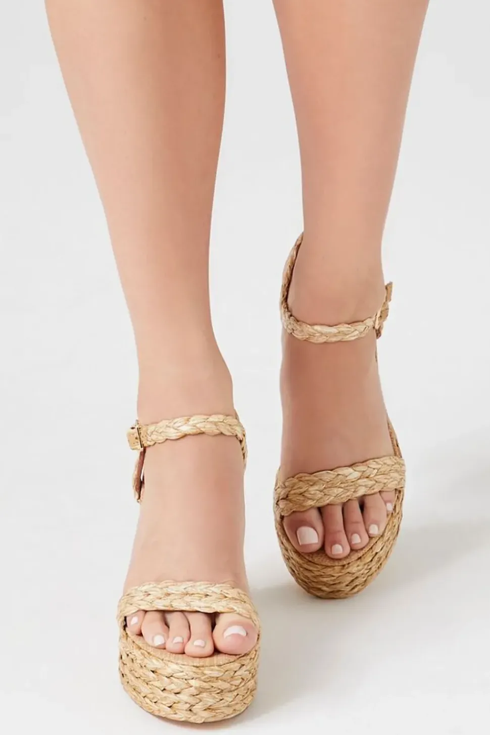 Basketwoven Block Heels