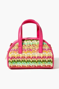 Basketwoven Crossbody Bag