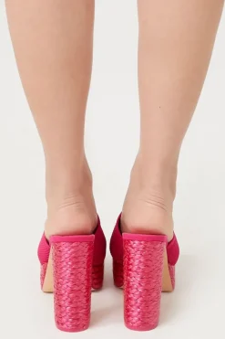 Basketwoven Platform Heels
