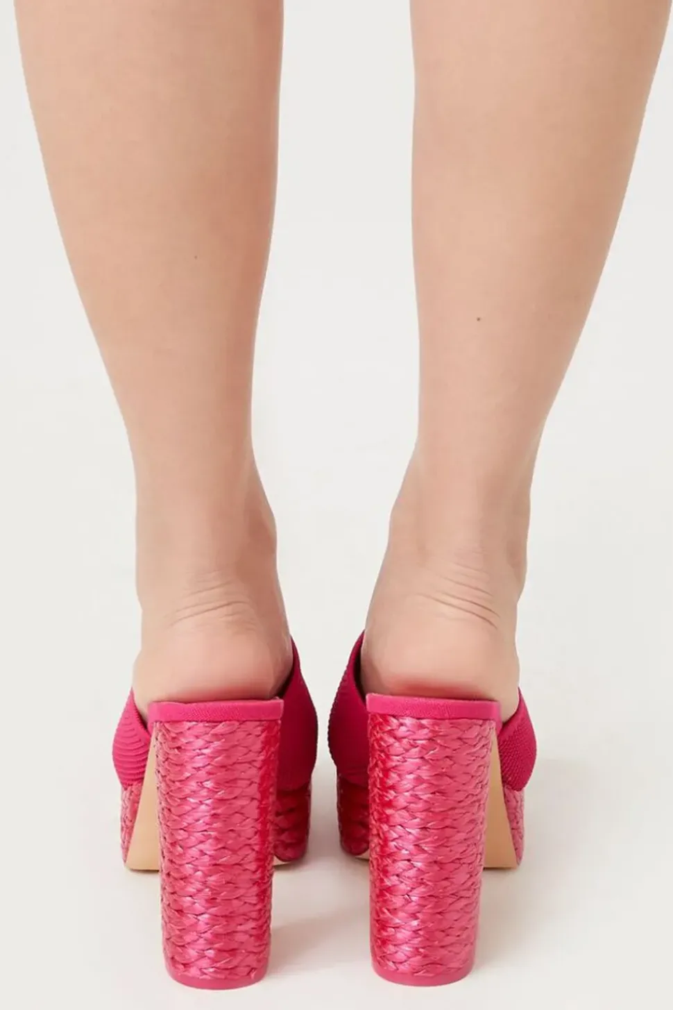 Basketwoven Platform Heels