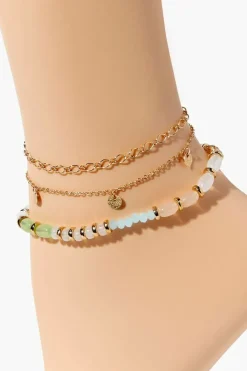 Beaded Anklet Set