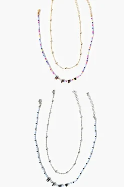 Beaded Bff Necklace Set