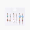 Beaded Drop Earring Set