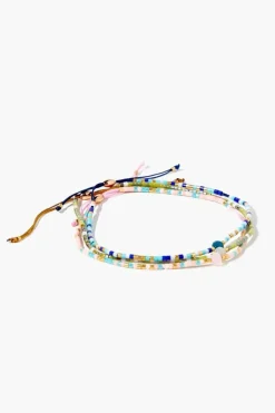 Beaded Pull-Chain Bracelet Set