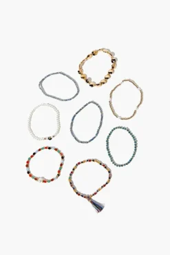 Beaded Stretch Bracelet Set