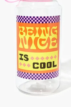 Being Nice Is Cool Water Bottle