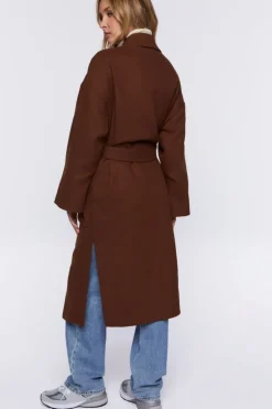 Belted Canvas Duster Coat