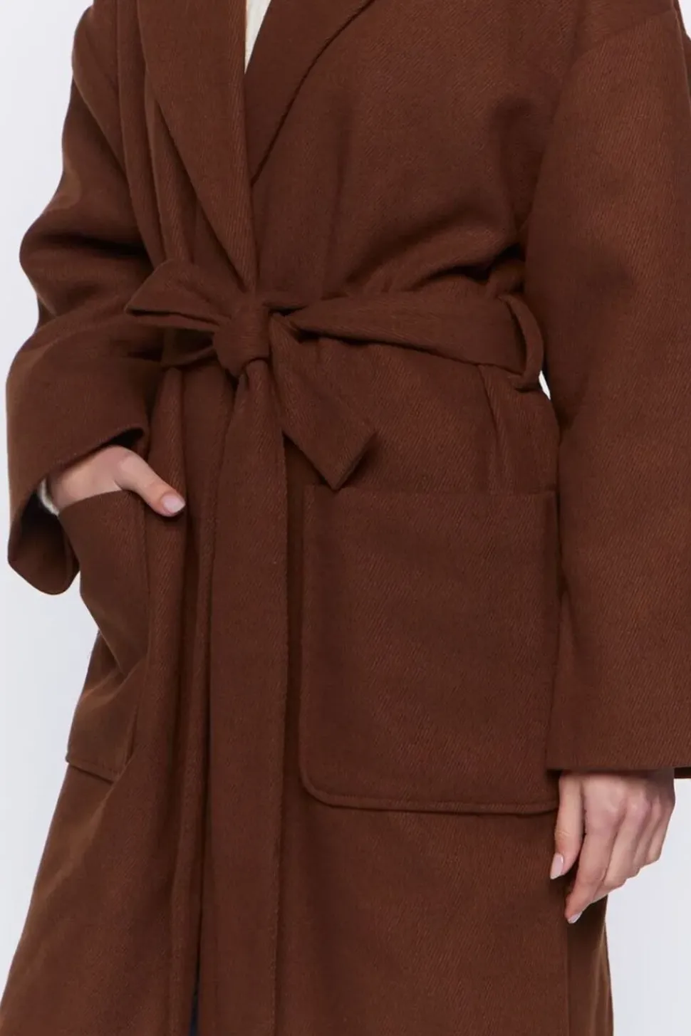 Belted Canvas Duster Coat
