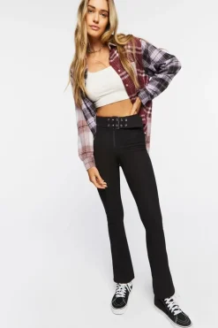 Belted Flare Pants