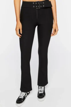 Belted Flare Pants