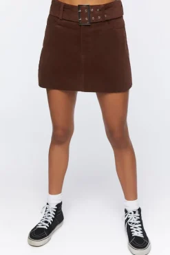 Belted Mini Skirt
